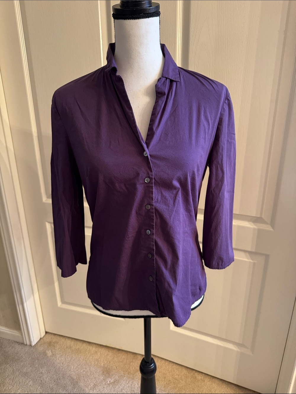 GAP Purple Button-Down Shirt - Size Small